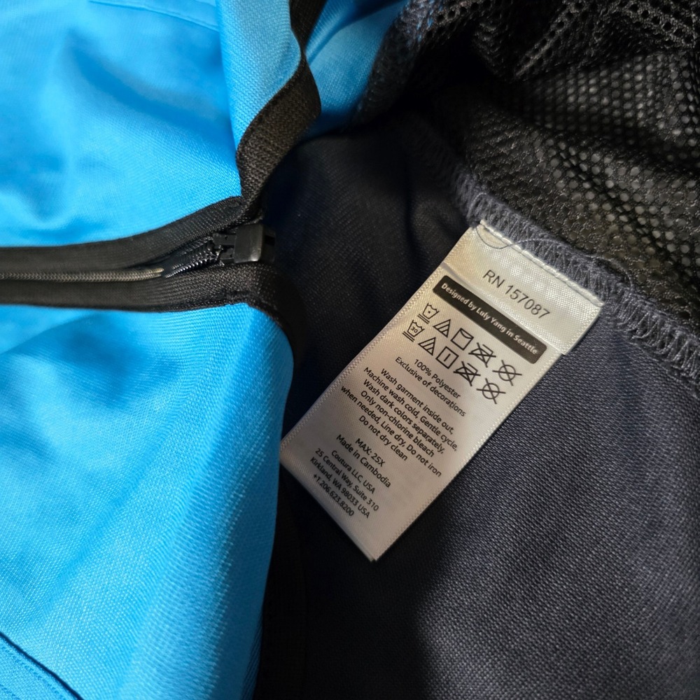 Amazon Unisex 4XL/5XL Delivery Vest Blue Reflective Mesh Safety Workwear - Picture 7 of 9